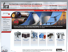Tablet Screenshot of filtrationcorp.com